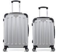bluestar - lot de 2 - valise weekend et valise cabine tunis - gris gris G
