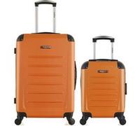 bluestar - lot de 2 - valise weekend et valise cabine xxs opera - orange dore orange dore G