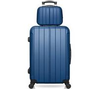 bluestar - lot de 2 - valise weekend et vanity napoli - marine