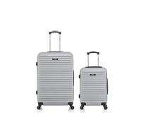bluestar - lot de 2 - valises grand format et cabine brazilia - gris