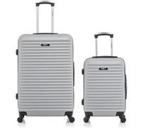 bluestar - lot de 2 - valises grand format et cabine brazilia - gris