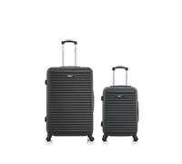 bluestar - lot de 2 - valises grand format et cabine brazilia - noir