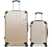 bluestar - lot de 2 - valises grand format et cabine bucarest - beige beige G