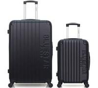 bluestar - lot de 2 - valises grand format et cabine bucarest - noir noir G