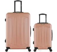 bluestar - lot de 2 - valises grand format et cabine hagen - rose dore rose dore G