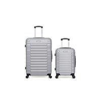 bluestar - lot de 2 - valises grand format et cabine lima - gris gris