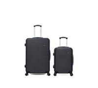 bluestar - lot de 2 - valises grand format et cabine london - noir