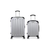 bluestar - lot de 2 - valises grand format et cabine tunis - gris