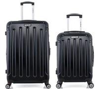 bluestar - lot de 2 - valises grand format et cabine tunis - noir noir G