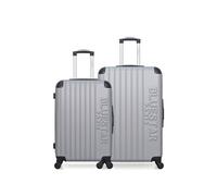 bluestar - lot de 2 - valises grand format et weekend bucarest - gris GRIS G