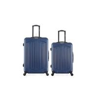 bluestar - lot de 2 - valises grand format et weekend hagen - marine