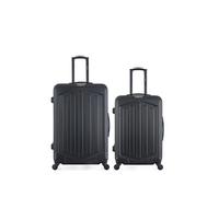 bluestar - lot de 2 - valises grand format et weekend hagen - noir