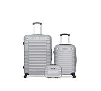 bluestar - lot de 3 - valises grand format, cabine et vanity lima - gris