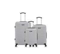 bluestar - lot de 3 - valises grand format, weekend et cabine brazilia - gris gris