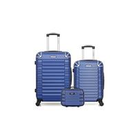 bluestar - lot de 3 - valises weekend, cabine et vanity lima - marine marine