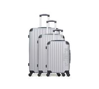 Set de 3 valises - BLUESTAR - BUCAREST - 4 roues - Gris