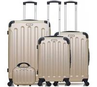 bluestar - set de 4 abs madrid-c 4 roues - beige