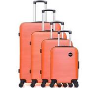 Set de 4 Valises LONDON-M 75 cm 4 Roues - ORANGE - BLUESTAR