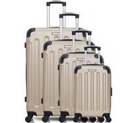 bluestar - set de 4 valises madrid-m 75 cm 4 roues - beige beige G