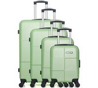 Set de 4 Valises MIAMI-M 75 cm 4 Roues - VERT - BLUESTAR