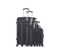 bluestar - set de 4 valises opera-m 75 cm 4 roues - noir