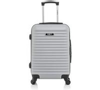 bluestar - valise cabine abs brazilia 4 roues 55 cm - gris gris