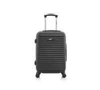 bluestar - valise cabine abs brazilia 4 roues 55 cm - noir noir