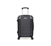 bluestar - valise cabine abs lima 4 roues 55 cm - noir noir