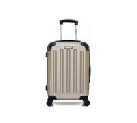 bluestar - valise cabine abs madrid 4 roues 55 cm - beige beige