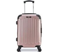 bluestar - valise cabine abs madrid 4 roues 55 cm - rose dore rose dore