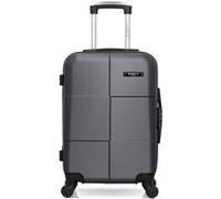 BLUESTAR - Valise Cabine MIAMI 55 cm 4 Roues - gris