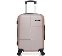 BLUESTAR - Valise Cabine ABS MIAMI 4 Roues 55 cm Rose