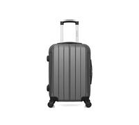 bluestar - valise cabine napoli 55 cm 4 roues - gris fonce