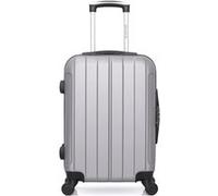 bluestar - valise cabine abs napoli 4 roues 55 cm - gris