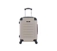 bluestar - valise cabine abs opera 4 roues 55 cm - beige