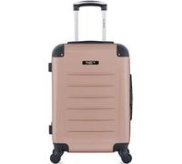 bluestar - valise cabine opera 55 cm 4 roues - rose dore