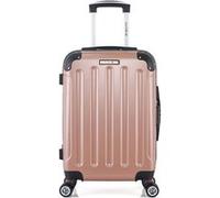 bluestar - valise cabine tunis 55 cm 4 roues - rose dore