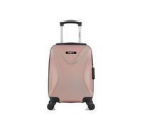 bluestar - valise cabine xxs abs garibaldi 4 roues 46 cm - rose dore rose dore