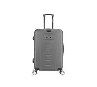 bluestar - valise grand format ajaccio 75 cm 4 roues - gris fonce