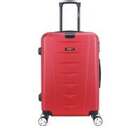 bluestar - valise grand format ajaccio 75 cm 4 roues - rouge rouge G