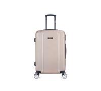 bluestar - valise grand format baltimore 75 cm 4 roues - beige