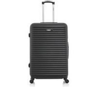bluestar - valise grand format abs brazilia 4 roues 75 cm - noir noir
