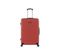 bluestar - valise grand format abs brazilia 4 roues 75 cm - terracotta terracotta