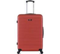 bluestar - valise grand format abs brazilia 4 roues 75 cm - terracotta terracotta