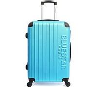 bluestar - valise grand format bucarest 75 cm 4 roues - bleu ciel bleu ciel G