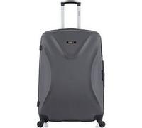 bluestar - valise grand format abs garibaldi 75 cm - gris fonce gris fonce
