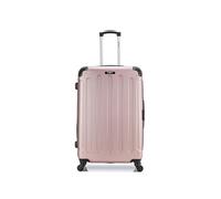 bluestar - valise grand format madrid 75 cm 4 roues - rose dore