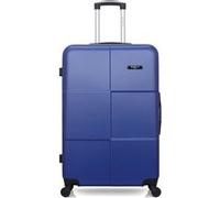 bluestar - valise grand format abs miami 4 roues 75 cm - marine