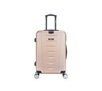 bluestar - valise weekend ajaccio 65 cm 4 roues - beige