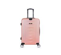 bluestar - valise weekend ajaccio 65 cm 4 roues - rose dore